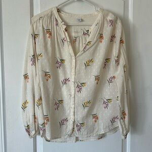 Woman floral blouse. Old navy